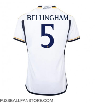 Real Madrid Jude Bellingham #5 Replik Heimtrikot 2023-24 Kurzarm